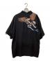 HARLEY-DAVIDSON (ハーレーダビッドソン) イーグル刺繍オープンカラーシャツ ブラック サイズ:XL：8000円