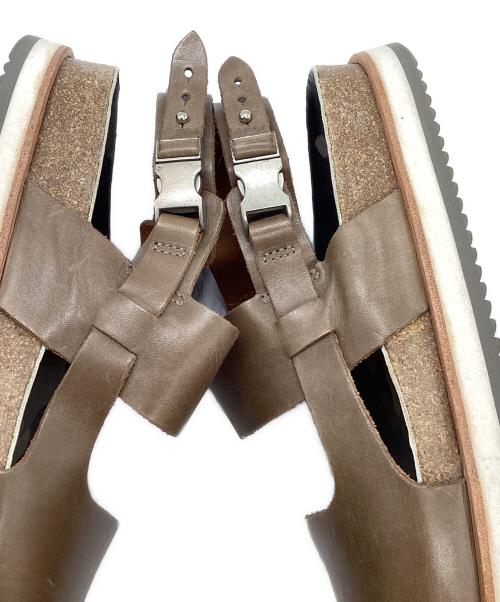 nil admirari（ニルアドミラリ）nil admirari (ニルアドミラリ) ストラップサンダル ブラウン サイズ:40の古着・服飾アイテム