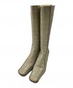 Rodolphe Menudierロドルフ ムニディエール）の古着「ロングブーツ」｜アイボリー