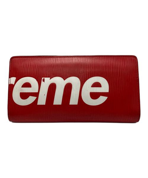 SUPREME（シュプリーム）SUPREME (シュプリーム) LOUIS VUITTON (ルイ ヴィトン) 長財布 レッドの古着・服飾アイテム
