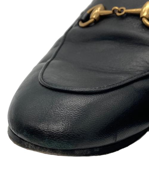 GUCCI（グッチ）GUCCI (グッチ) レザー ホースビット ローファー ブラック サイズ:36の古着・服飾アイテム