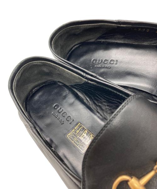 GUCCI（グッチ）GUCCI (グッチ) レザー ホースビット ローファー ブラック サイズ:36の古着・服飾アイテム