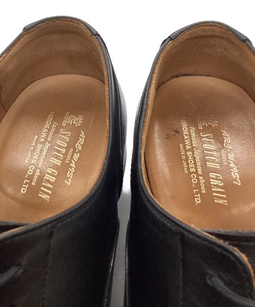 SCOTCH GRAIN（スコッチグレイン）SCOTCH GRAIN (スコッチグレイン) ストレートチップシューズ ブラック サイズ: 261/2の古着・服飾アイテム