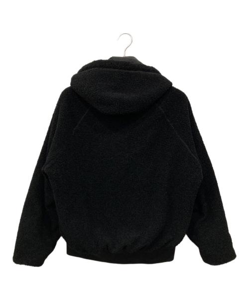 DIESEL（ディーゼル）DIESEL (ディーゼル) フーディボアジャケット ブラック サイズ:XSの古着・服飾アイテム