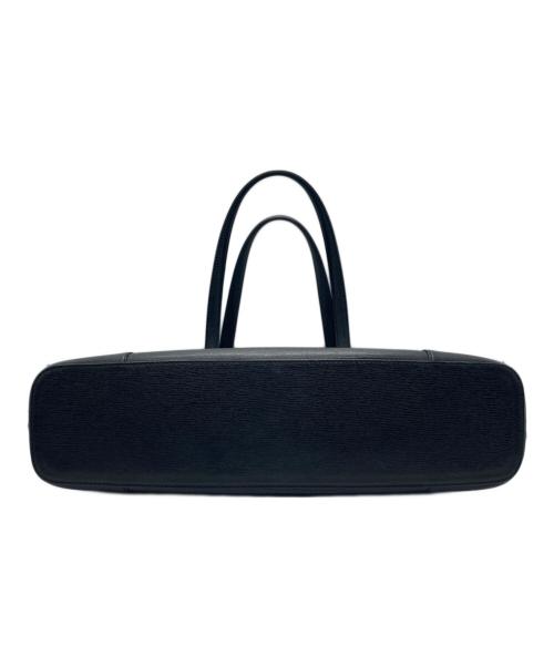 GUCCI（グッチ）GUCCI (グッチ) レザートートバッグ ブラックの古着・服飾アイテム