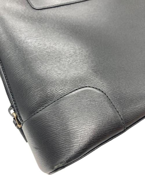 GUCCI（グッチ）GUCCI (グッチ) レザートートバッグ ブラックの古着・服飾アイテム