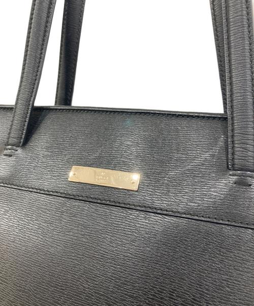 GUCCI（グッチ）GUCCI (グッチ) レザートートバッグ ブラックの古着・服飾アイテム