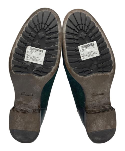 CLARKS（クラークス）CLARKS (クラークス) Busby Fizz Lace Up Shoes / バスビーフィズ レースアップ シューズ グリーン サイズ:24.5の古着・服飾アイテム