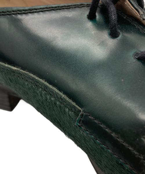 CLARKS（クラークス）CLARKS (クラークス) Busby Fizz Lace Up Shoes / バスビーフィズ レースアップ シューズ グリーン サイズ:24.5の古着・服飾アイテム