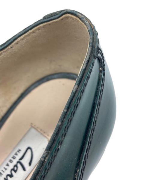 CLARKS（クラークス）CLARKS (クラークス) Busby Fizz Lace Up Shoes / バスビーフィズ レースアップ シューズ グリーン サイズ:24.5の古着・服飾アイテム