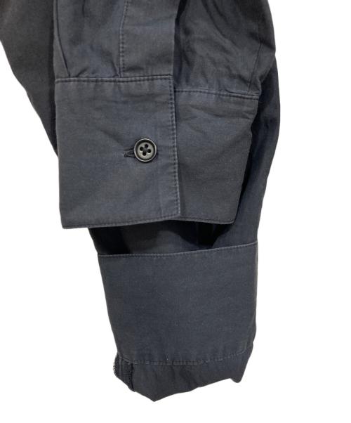seya.（セヤ）seya. (セヤ) バンドカラーシャツ ネイビー サイズ:表記無しの古着・服飾アイテム