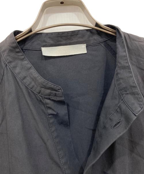 seya.（セヤ）seya. (セヤ) バンドカラーシャツ ネイビー サイズ:表記無しの古着・服飾アイテム