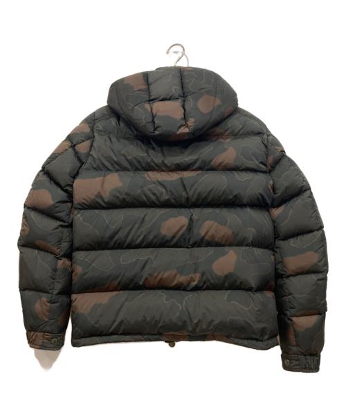 MONCLER（モンクレール）MONCLER (モンクレール) マヤ カモ柄ダウンジャケット　C20914036605 カーキ×ブラウン サイズ:3の古着・服飾アイテム