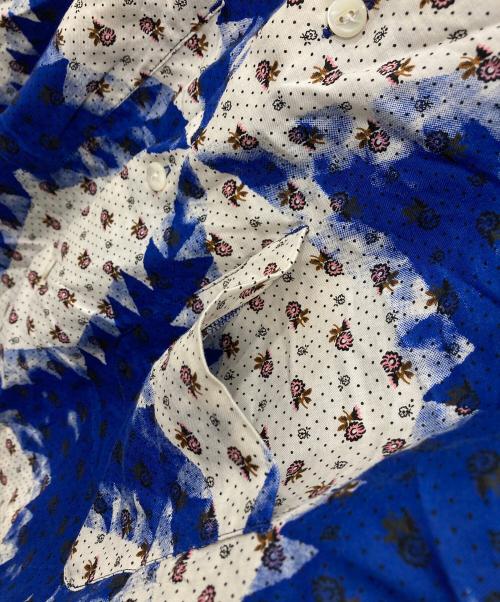 NOMA t.d.（ノーマティーディー）NOMA t.d. (ノーマティーディー) フラワー総柄長袖シャツ ブルー×ホワイト サイズ:2の古着・服飾アイテム