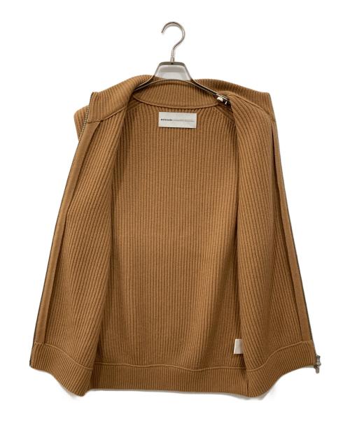 walenode（ウェルノード）walenode (ウェルノード) ジップアップベスト ブラウン サイズ:1の古着・服飾アイテム