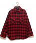 WOOLRICH（ウールリッチ）の古着「ウールシャツ」｜ブラック×レッド