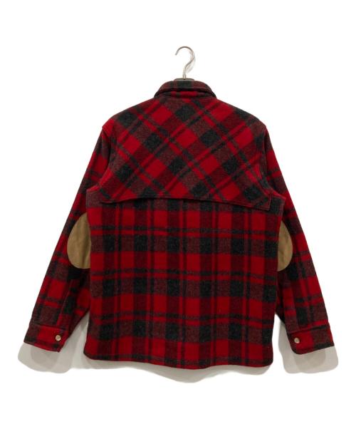 WOOLRICH（ウールリッチ）WOOLRICH (ウールリッチ) ウールシャツ ブラック×レッド サイズ:Mの古着・服飾アイテム