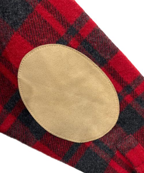 WOOLRICH（ウールリッチ）WOOLRICH (ウールリッチ) ウールシャツ ブラック×レッド サイズ:Mの古着・服飾アイテム