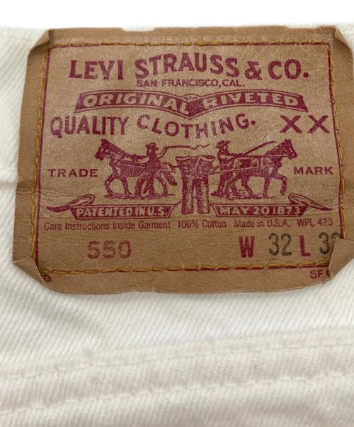 LEVI'S（リーバイス）LEVI'S (リーバイス) 550デニムパンツ ホワイト サイズ:SIZE W32の古着・服飾アイテム