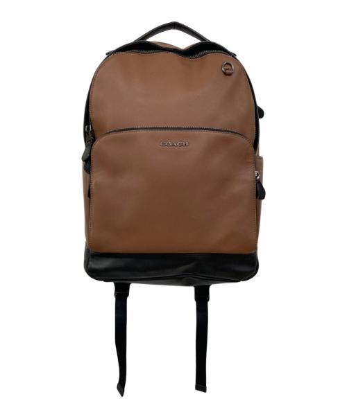 COACH（コーチ）COACH (コーチ) レザーリュック ブラウンの古着・服飾アイテム