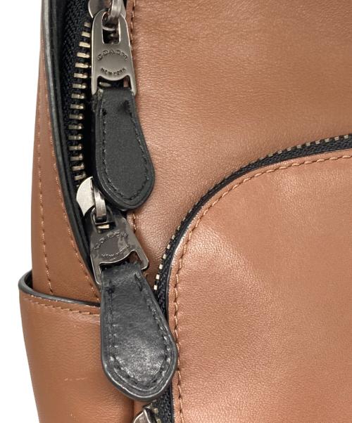 COACH（コーチ）COACH (コーチ) レザーリュック ブラウンの古着・服飾アイテム