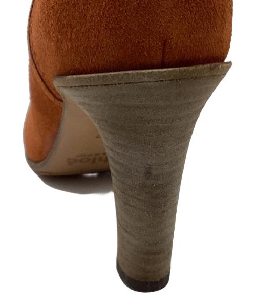 Chloe（クロエ）Chloe (クロエ) スウェードロングブーツ オレンジ サイズ:37の古着・服飾アイテム