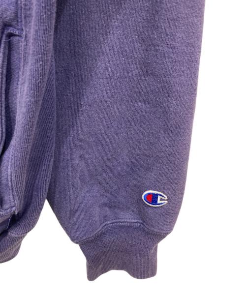 Champion REVERSE WEAVE（チャンピオン リバース ウィーブ）Champion REVERSE WEAVE (チャンピオン リバース ウィーブ) スナップカーディガン パープル サイズ:Mの古着・服飾アイテム