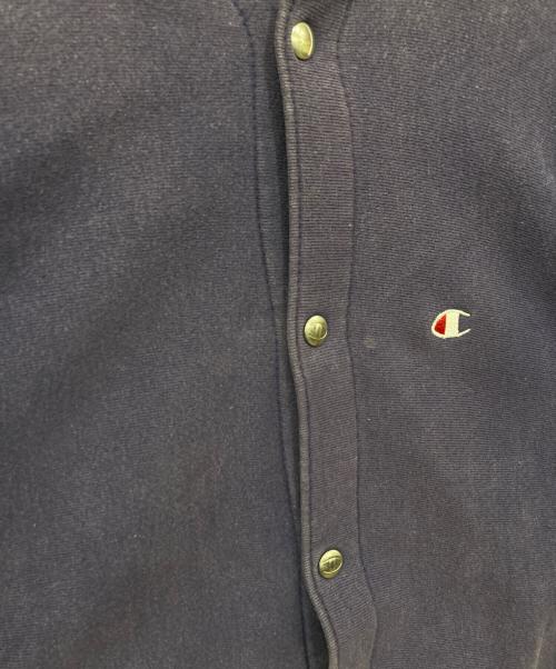 Champion REVERSE WEAVE（チャンピオン リバース ウィーブ）Champion REVERSE WEAVE (チャンピオン リバース ウィーブ) スナップカーディガン パープル サイズ:Mの古着・服飾アイテム