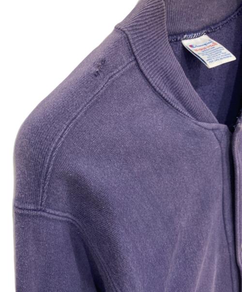 Champion REVERSE WEAVE（チャンピオン リバース ウィーブ）Champion REVERSE WEAVE (チャンピオン リバース ウィーブ) スナップカーディガン パープル サイズ:Mの古着・服飾アイテム