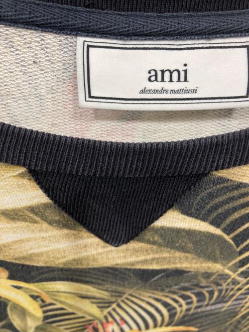 ami（アミ）AMI (アミ) ラグランスウェット レッド サイズ:Sの古着・服飾アイテム