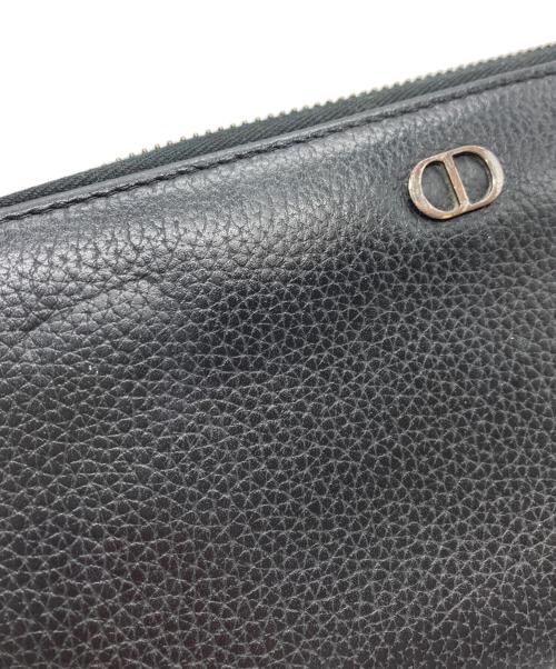 Christian Dior（クリスチャン ディオール）Christian Dior (クリスチャン ディオール) 長財布 ブラックの古着・服飾アイテム