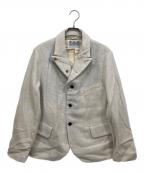 R&D.M.Coアール＆ディーエムシーオー）の古着「ウールリネンジャケット」｜ホワイト