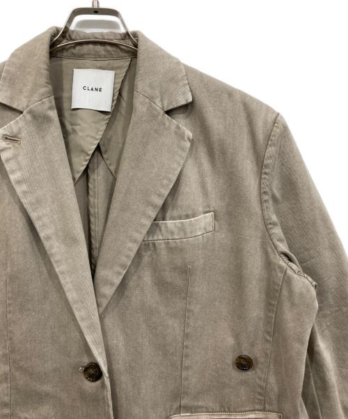CLANE（クラネ）CLANE (クラネ) FADED COLOR TAILORED JACKET ベージュ サイズ:1の古着・服飾アイテム