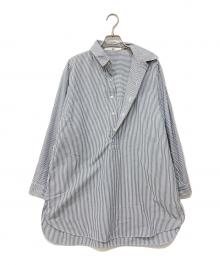 45R（フォーティファイブ・アール）の古着「ハーフボタンシャツ」｜ブルー