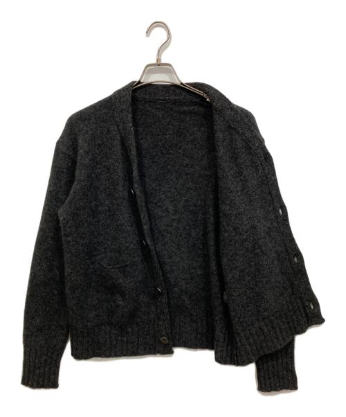 YINDIGO A M（インディゴエイエム）YINDIGO A M (インディゴエイエム) カシミヤカーディガン グレー サイズ:42の古着・服飾アイテム