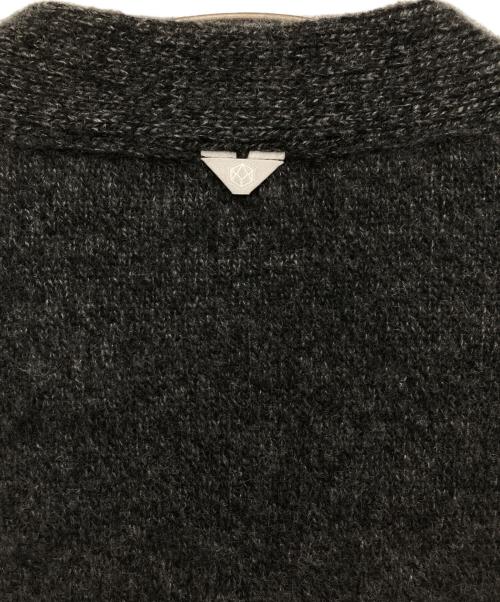 YINDIGO A M（インディゴエイエム）YINDIGO A M (インディゴエイエム) カシミヤカーディガン グレー サイズ:42の古着・服飾アイテム