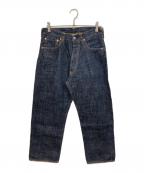 EVISUエヴィス）の古着「ボタンフライデニムパンツ」｜インディゴ