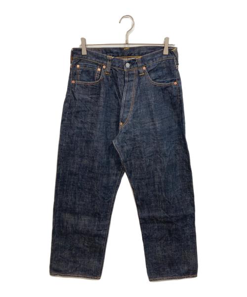 EVISU（エヴィス）EVISU (エヴィス) ボタンフライデニムパンツ インディゴ サイズ:32×35の古着・服飾アイテム