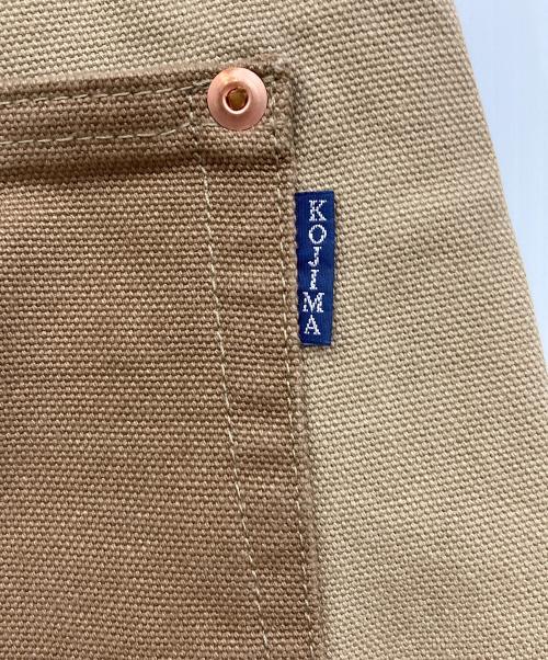 児島ジーンズ（コジマジーンズ）児島ジーンズ (コジマジーンズ) ダブルニーペインターパンツ ベージュ サイズ:34の古着・服飾アイテム