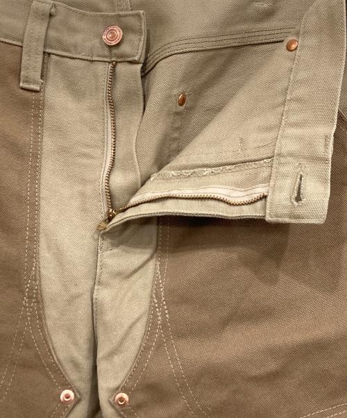 児島ジーンズ（コジマジーンズ）児島ジーンズ (コジマジーンズ) ダブルニーペインターパンツ ベージュ サイズ:34の古着・服飾アイテム