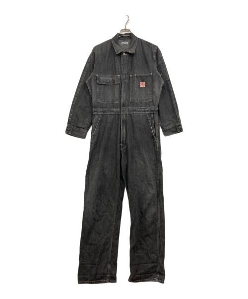 SUGAR CANE（シュガーケーン）SUGAR CANE (シュガーケーン) デニムオールインワン ブラック サイズ:Mの古着・服飾アイテム