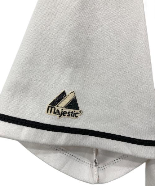 Majestic（マジェスティック）Majestic (マジェスティック) GENUINE MERCHANDISE (ジェニュイン マーチャンダイズ) ゲームシャツ ホワイト サイズ:Mの古着・服飾アイテム