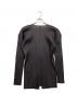 ISSEY MIYAKE (イッセイミヤケ) プリーツカーディガン グレー サイズ:L：14000円