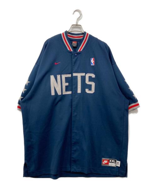 NIKE（ナイキ）NIKE (ナイキ) NBA (エヌビーエー) 刺繍シャツ ネイビー サイズ:XXLの古着・服飾アイテム