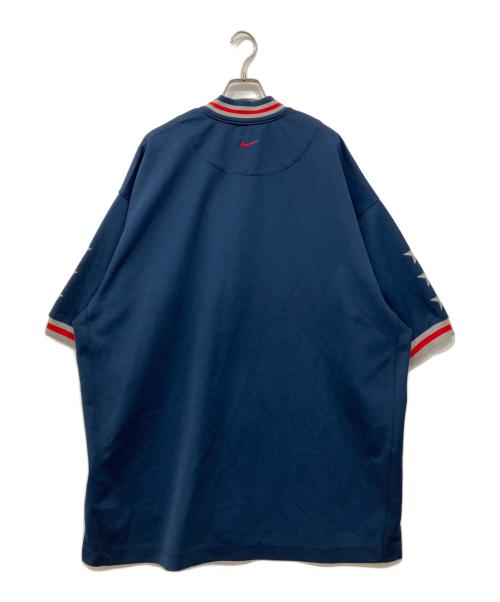 NIKE（ナイキ）NIKE (ナイキ) NBA (エヌビーエー) 刺繍シャツ ネイビー サイズ:XXLの古着・服飾アイテム