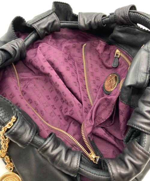 LOEWE（ロエベ）LOEWE (ロエベ) レザーハンドバッグ ブラックの古着・服飾アイテム