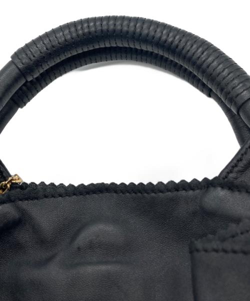 LOEWE（ロエベ）LOEWE (ロエベ) レザーハンドバッグ ブラックの古着・服飾アイテム