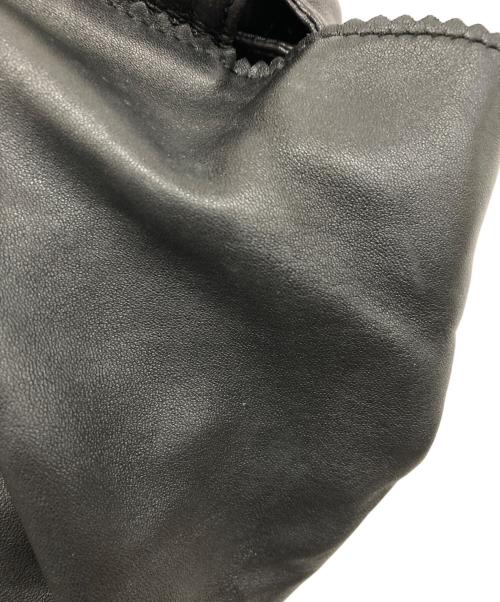 LOEWE（ロエベ）LOEWE (ロエベ) レザーハンドバッグ ブラックの古着・服飾アイテム