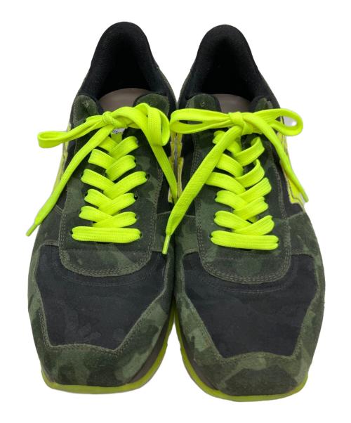 atlantic stars（アトランティックスターズ）Atlantic STARS (アトランティックスターズ) ローカットスニーカー イエロー×グリーン サイズ:SIZE 43の古着・服飾アイテム