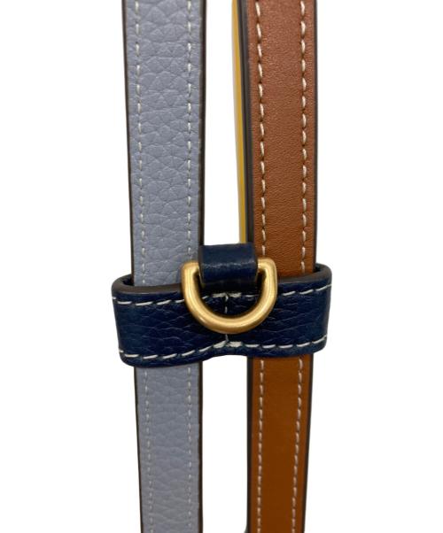TORY BURCH（トリーバーチ）TORY BURCH (トリーバーチ) ショルダーバッグ ベージュ×ネイビーの古着・服飾アイテム